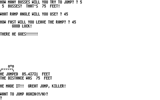 Big Motorcycle Jump (The) atari screenshot